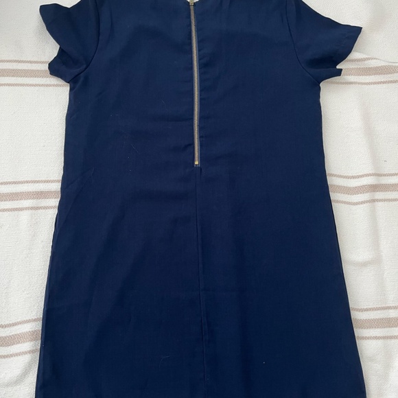 Lulu's Shift and Shout Navy Blue Shift Dress - Size: Medium - Picture 3 of 4